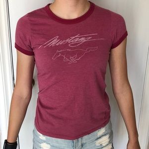 Vintage Pink Mustang T-shirt